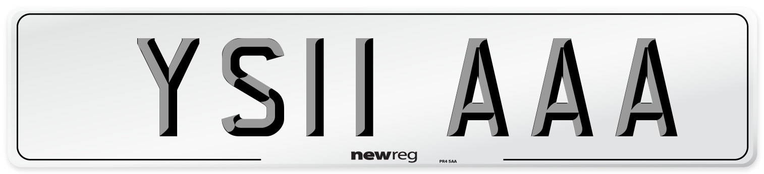 YS11 AAA Number Plate from New Reg